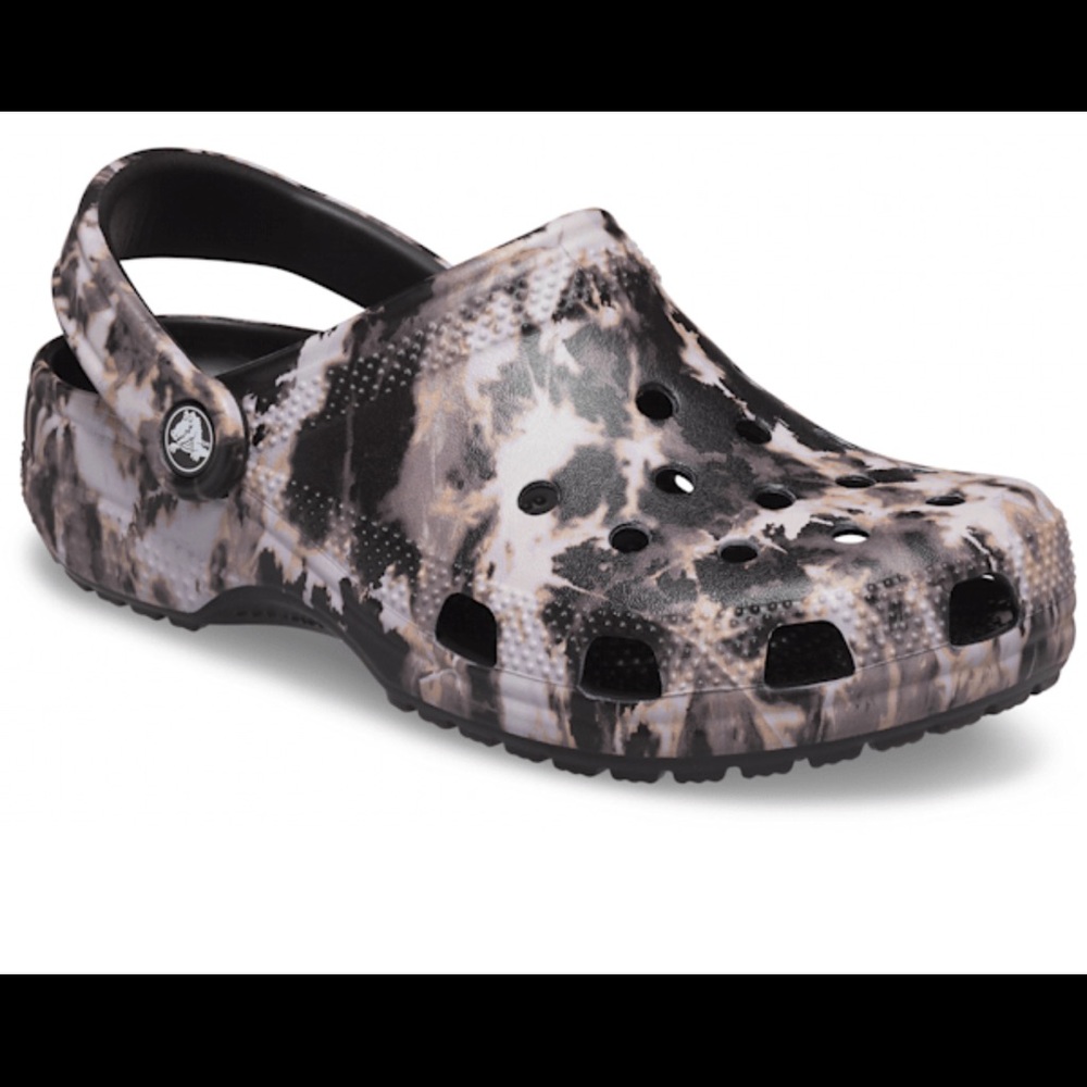 Bleach Dyed Crocs